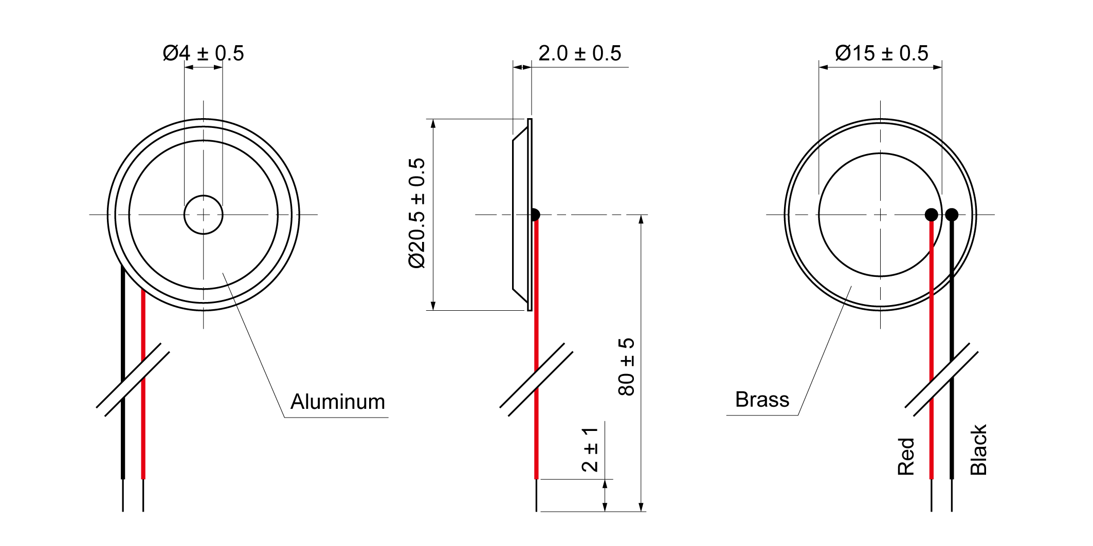 XPT20AL-68A16-W Mechanical Drawing